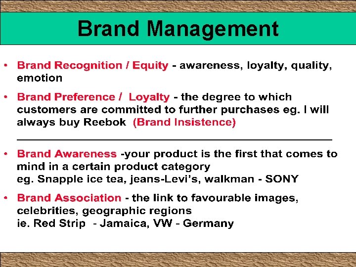 Brand Management 