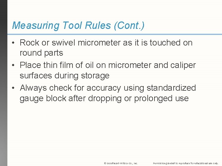 Chapter 6 Automotive Measurement and Math Objectives After