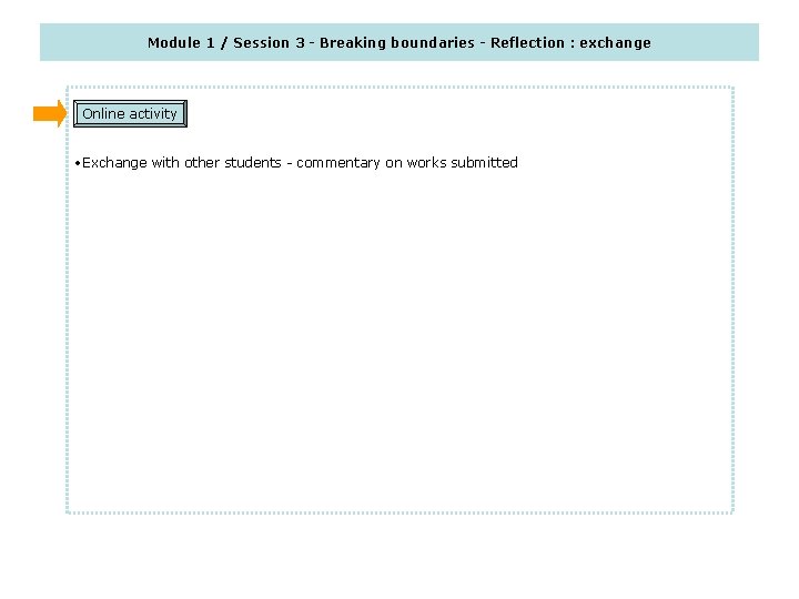 Module 1 / Session 3 - Breaking boundaries - Reflection : exchange Online activity