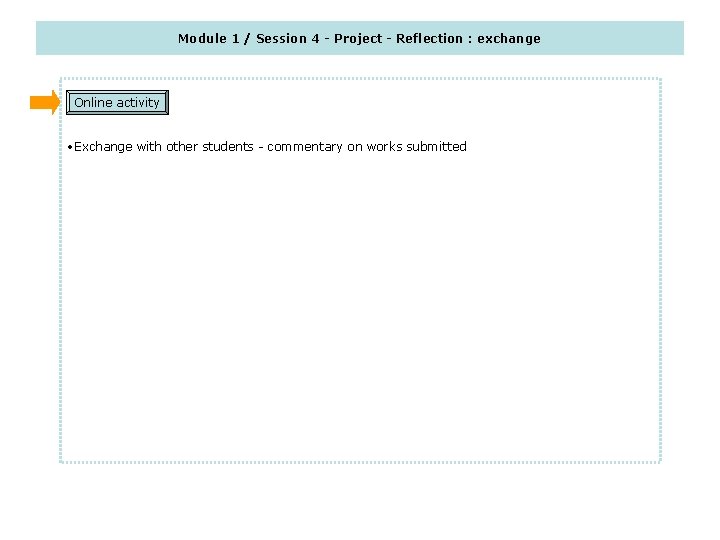 Module 1 / Session 4 - Project - Reflection : exchange Online activity •