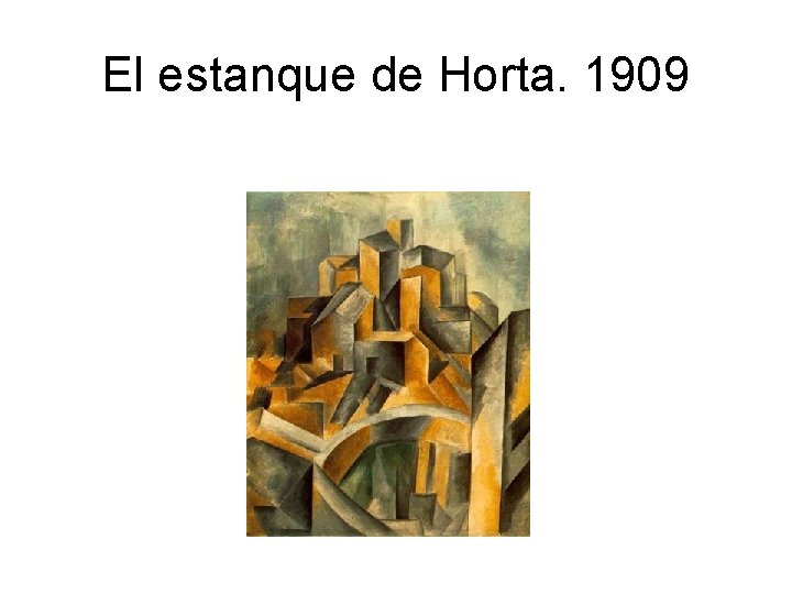 El estanque de Horta. 1909 