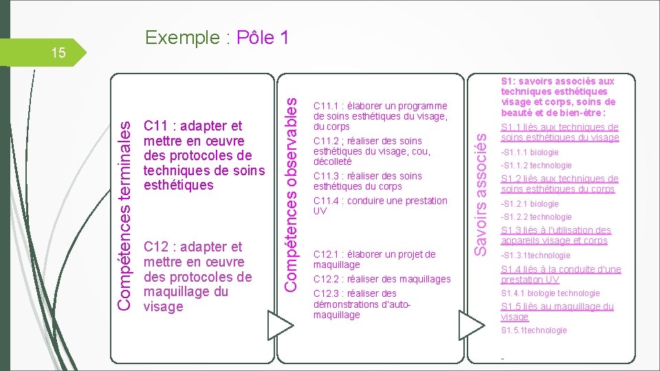 C 11 : adapter et mettre en œuvre des protocoles de techniques de soins