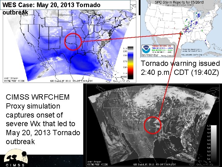 WES Case: May 20, 2013 Tornado outbreak Tornado warning issued 2: 40 p. m.