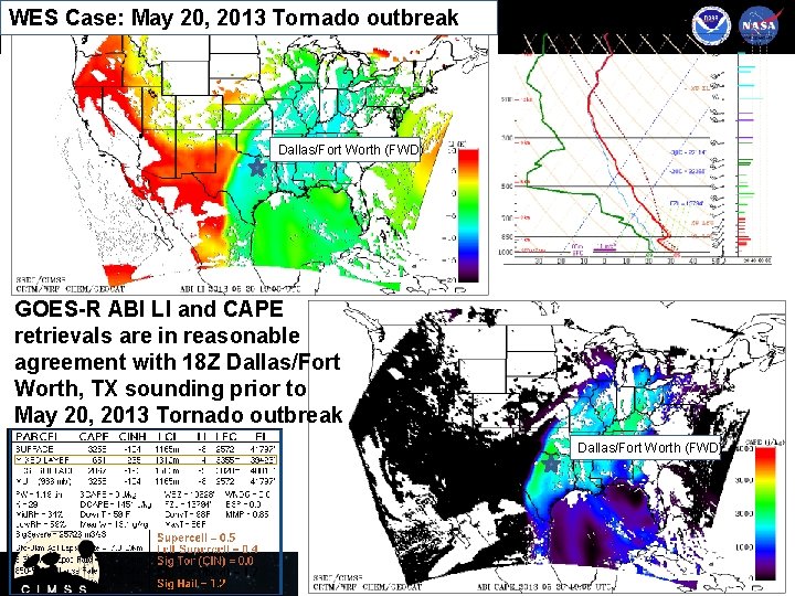 WES Case: May 20, 2013 Tornado outbreak Dallas/Fort Worth (FWD) GOES-R ABI LI and