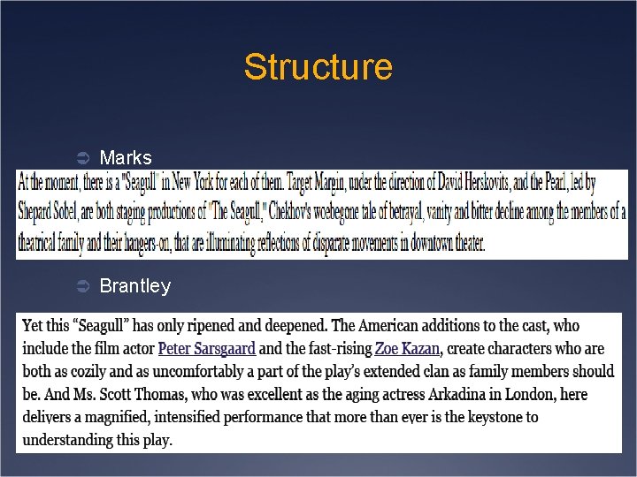 Structure Ü Marks Ü Brantley 
