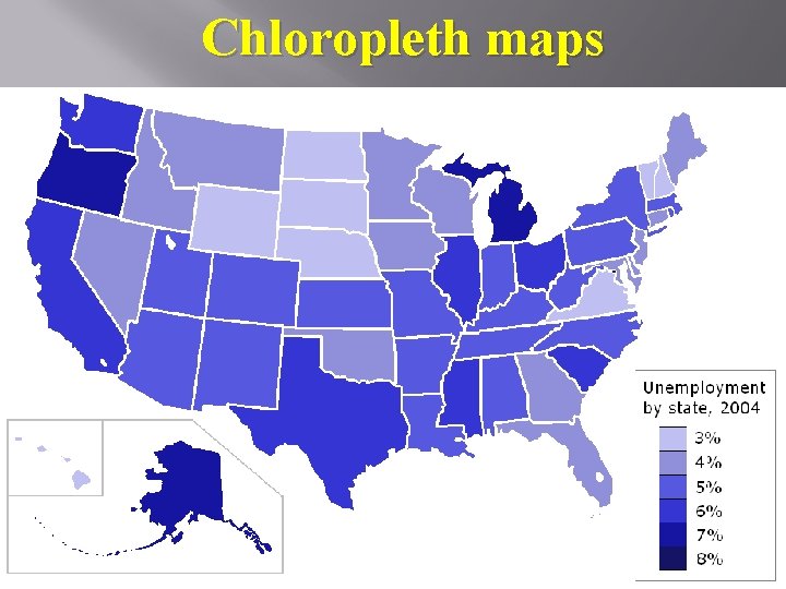 Chloropleth maps 