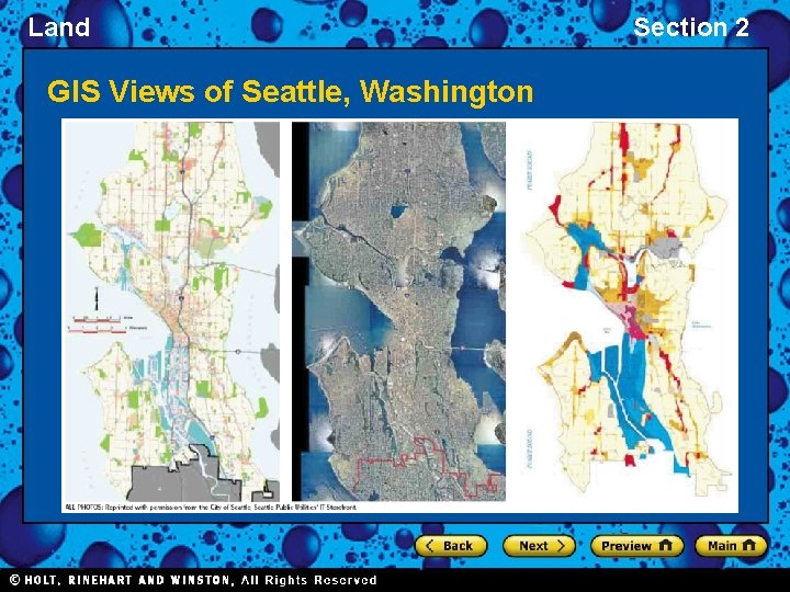 Land GIS Views of Seattle, Washington Section 2 