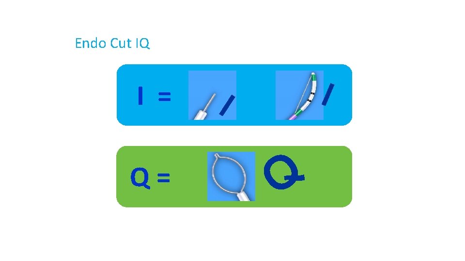 Endo Cut IQ I = Q= I I Q 