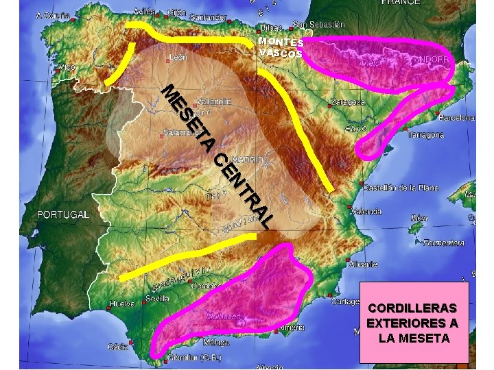 MONTES VASCOS A ET ES M L RA NT CE CORDILLERAS EXTERIORES A LA