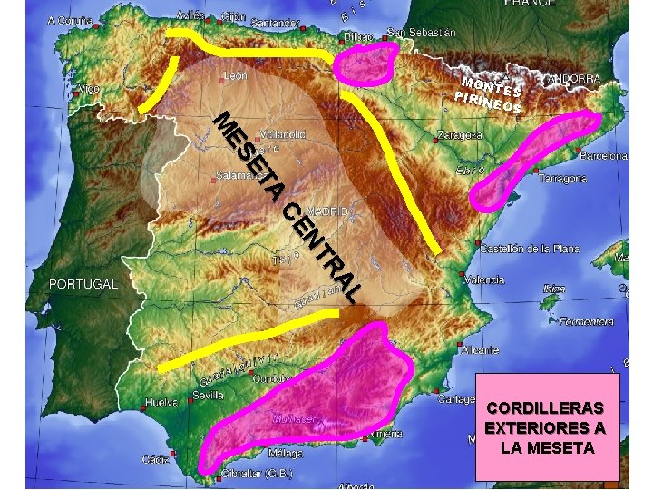 MON T PIRIN ES EOS A ET ES M L RA NT CE CORDILLERAS