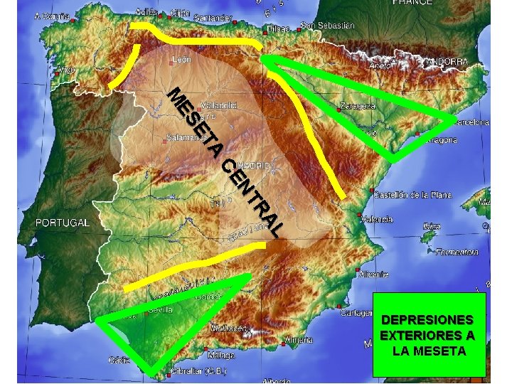 A ET ES M L RA NT CE DEPRESIONES EXTERIORES A LA MESETA 