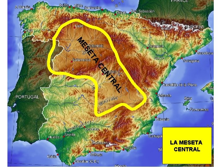 A ET ES M L RA NT CE LA MESETA CENTRAL 