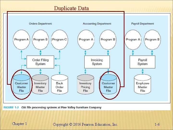 Duplicate Data Chapter 1 Copyright © 2016 Pearson Education, Inc. 1 -6 Duplicate Data Chapter 1 Copyright © 2016 Pearson Education, Inc. 1 -6
