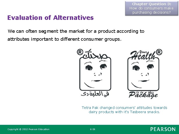 Evaluation of Alternatives Chapter Question 3: How do consumers make purchasing decisions? We can