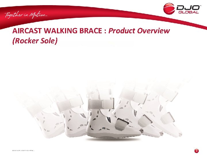 AIRCAST WALKING BRACE : Product Overview (Rocker Sole) Ossur Aircast Tennis Shoe The competitor’s