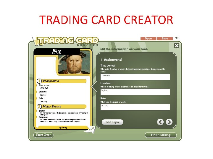TRADING CARD CREATOR 