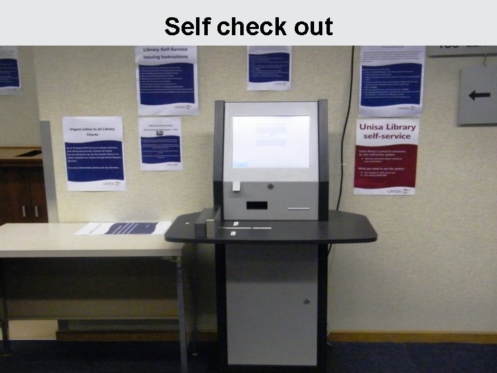 Self check out 