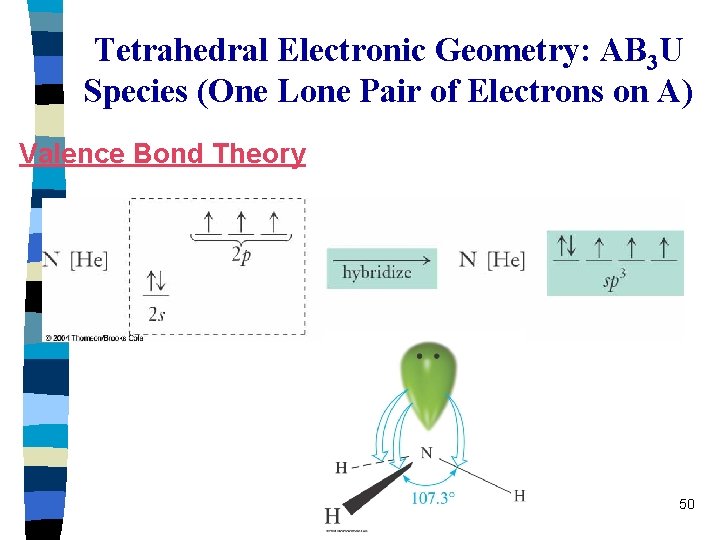 Tetrahedral Electronic Geometry: AB 3 U Species (One Lone Pair of Electrons on A)