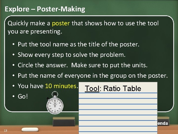 Explore – Poster-Making Quickly make a poster that shows how to use the tool