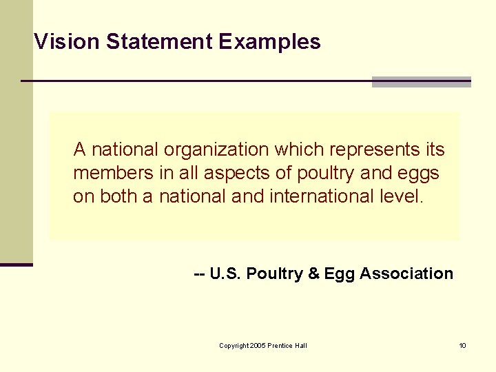 Chapter 2 The Business Vision Mission Strategic Management
