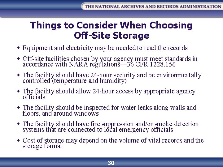 Things to Consider When Choosing Off-Site Storage w Equipment and electricity may be needed