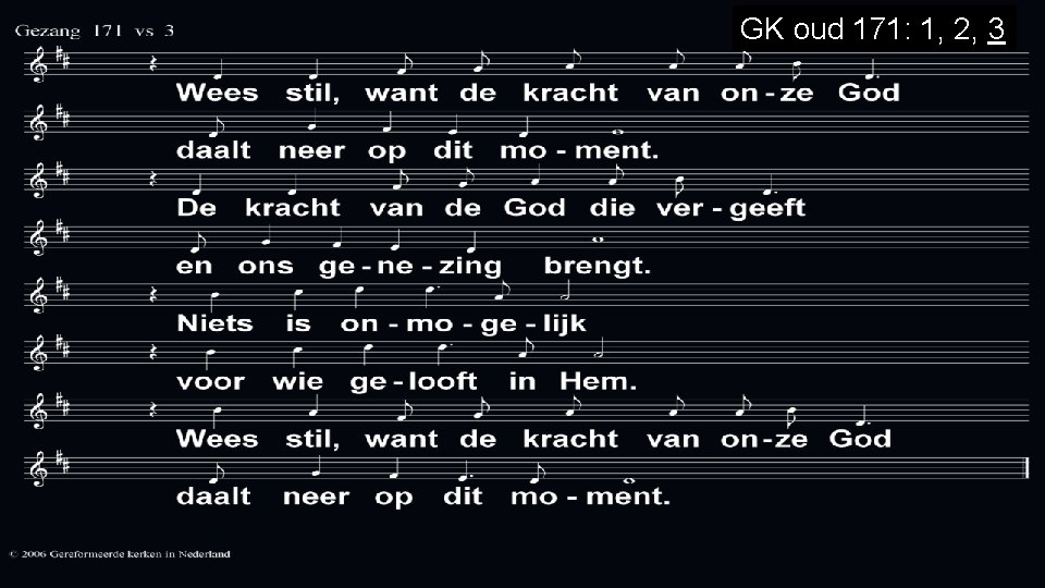 GK oud 171: 1, 2, 3 