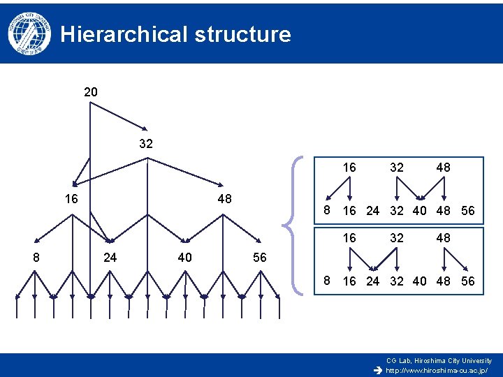 Hierarchical structure 20 32 16 16 48 24 40 48 8 16 24 32