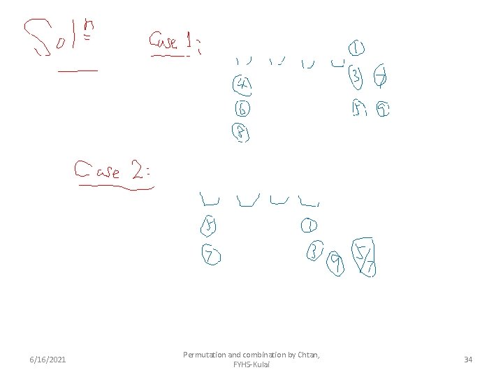 6/16/2021 Permutation and combination by Chtan, FYHS-Kulai 34 