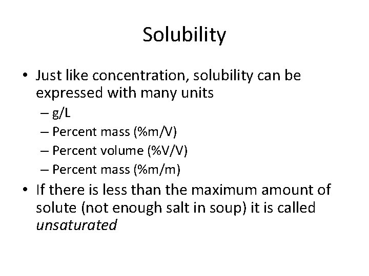 Waste System Pg 190 193 Solubility Pg 17