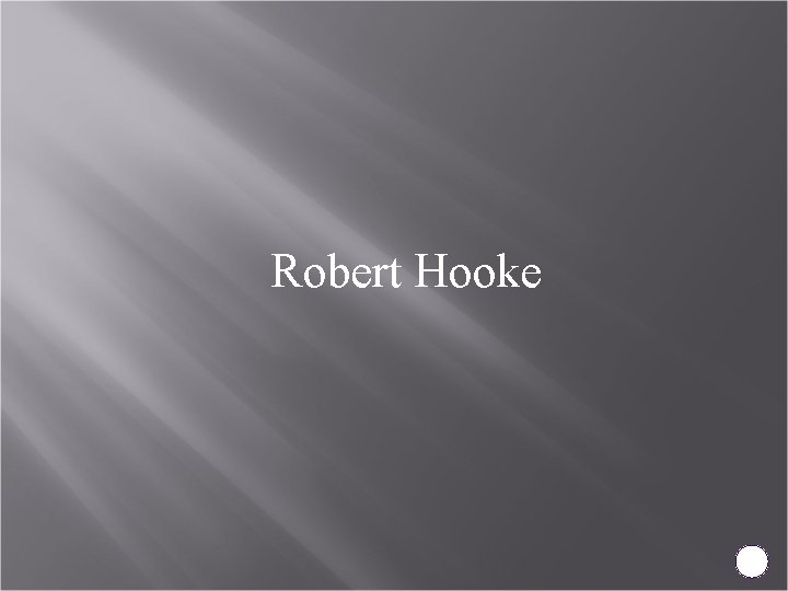 Robert Hooke 