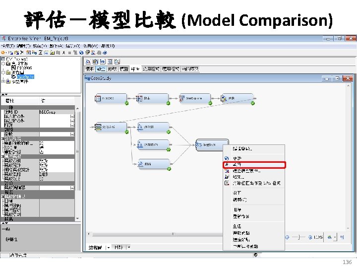 評估－模型比較 (Model Comparison) 136 