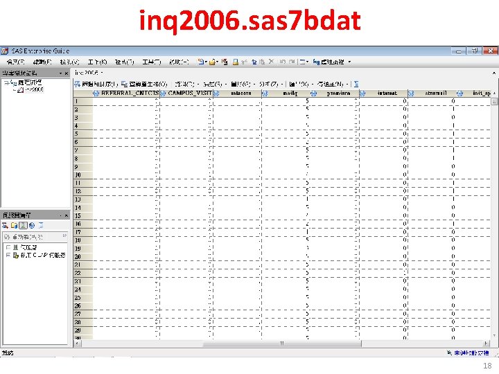 inq 2006. sas 7 bdat 18 