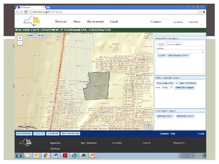 EAF WORKBOOK AND MAPPER EAF Workbook § www. dec. ny. gov/permits/90125. html § Web-based