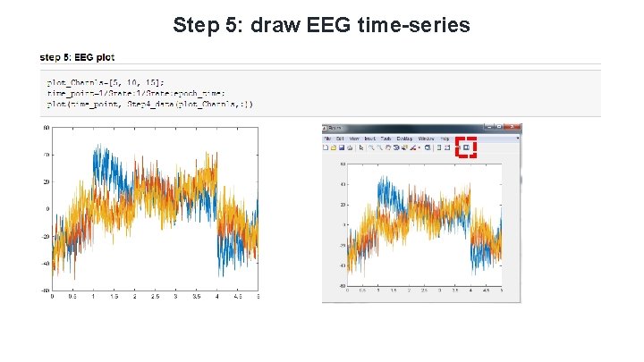 Step 5: draw EEG time-series Step 5: draw EEG time-series