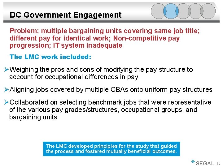 DC Government Engagement Problem: multiple bargaining units covering same job title; different pay for