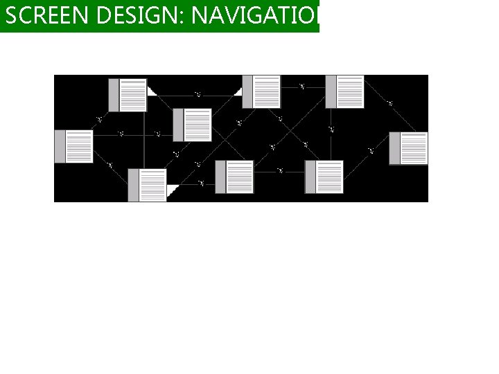 SCREEN DESIGN: NAVIGATION 