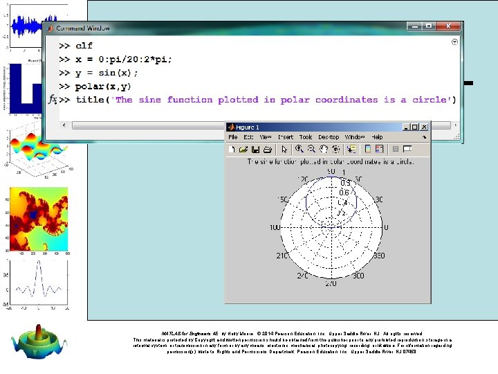 MATLAB for Engineers 4 E, by Holly Moore. © 2014 Pearson Education, Inc. ,