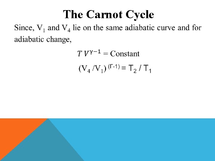 The Carnot Cycle 