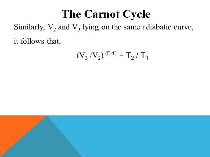 The Carnot Cycle 