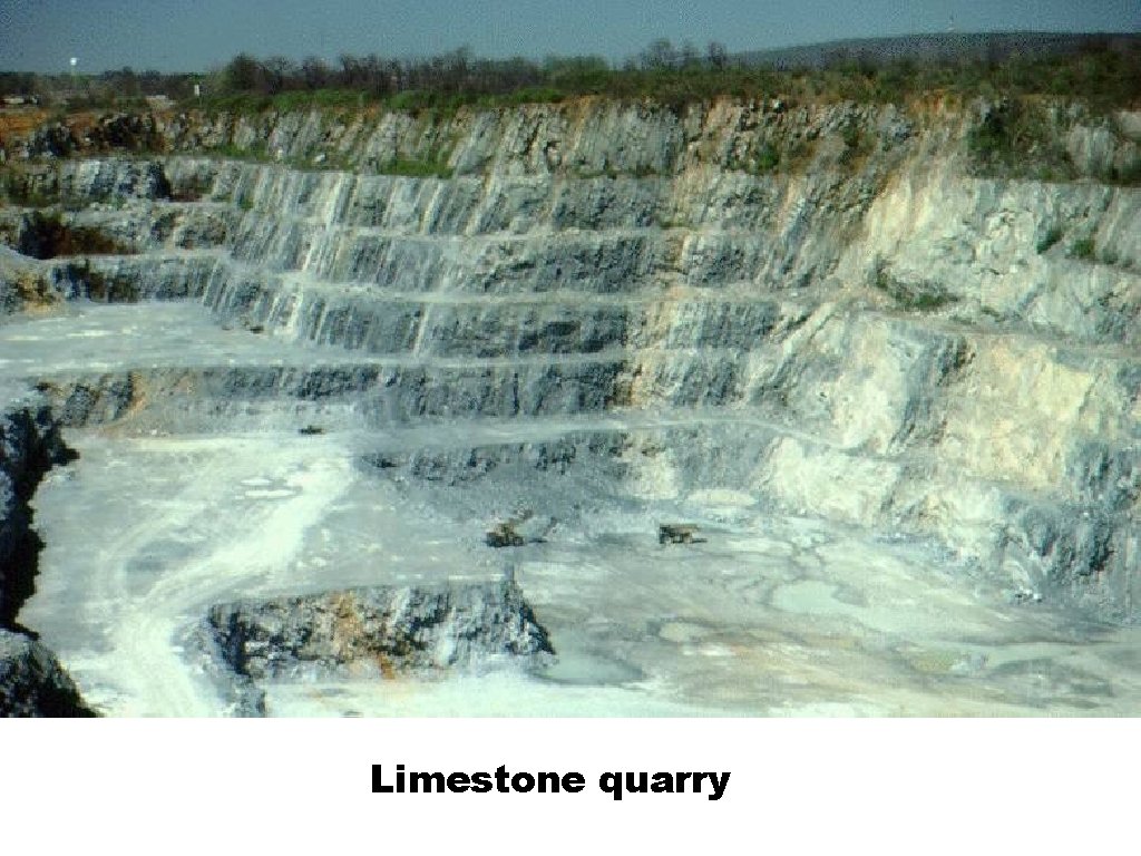 Limestone quarry 