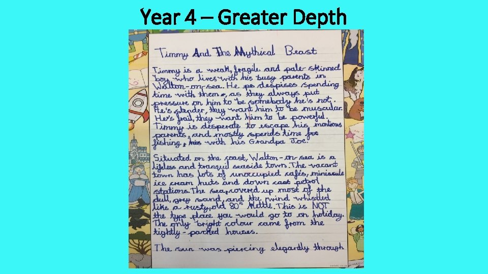 Year 4 – Greater Depth 