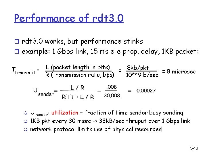 Performance of rdt 3. 0 r rdt 3. 0 works, but performance stinks r