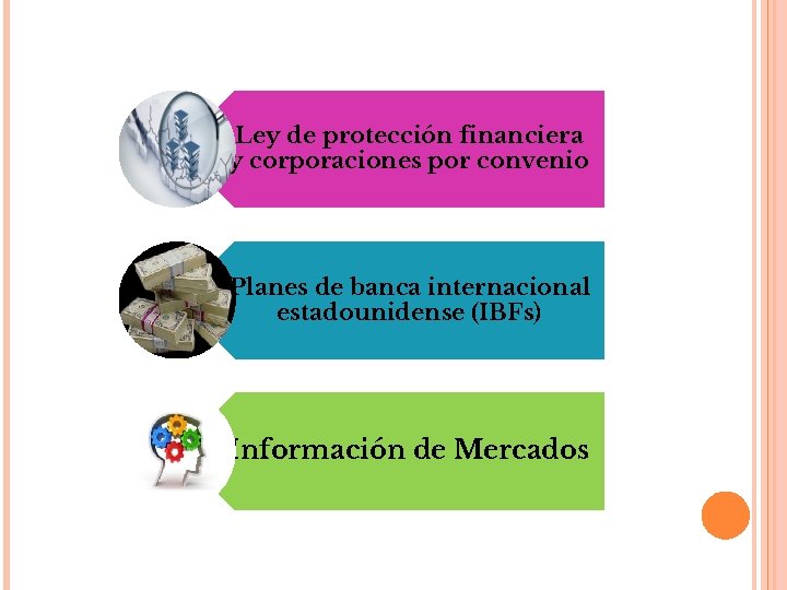 Ley de protección financiera y corporaciones por convenio Planes de banca internacional estadounidense (IBFs)