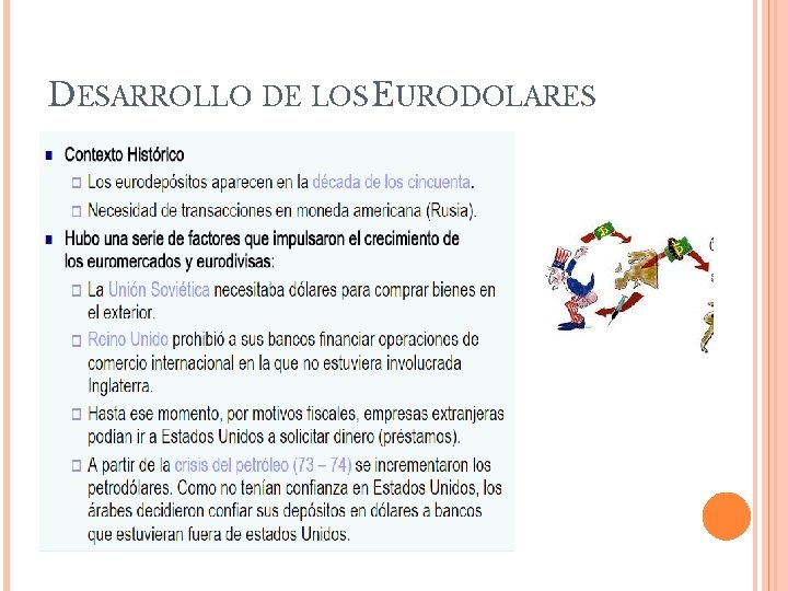 DESARROLLO DE LOS EURODOLARES 