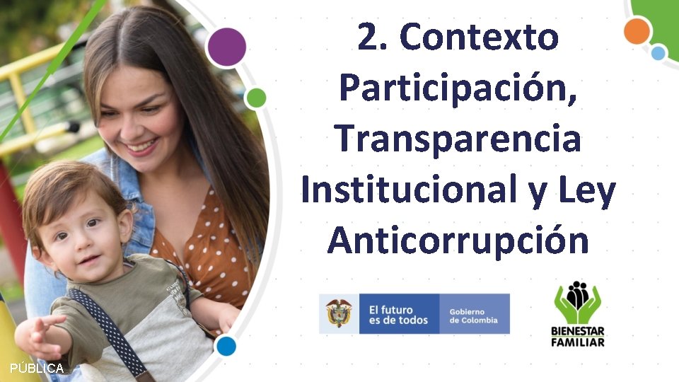 2. Contexto Participación, Transparencia Institucional y Ley Anticorrupción PÚBLICA 