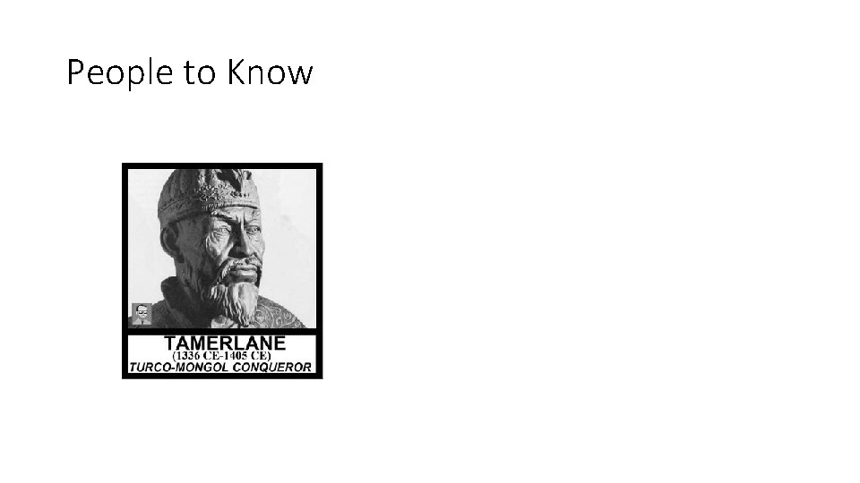 People to Know 