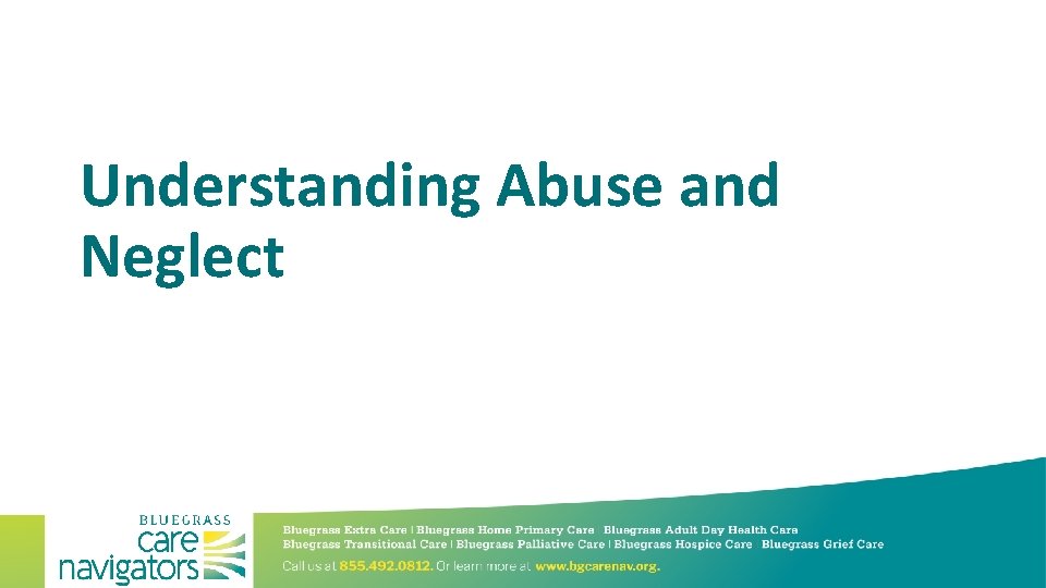 Understanding Abuse and Neglect 