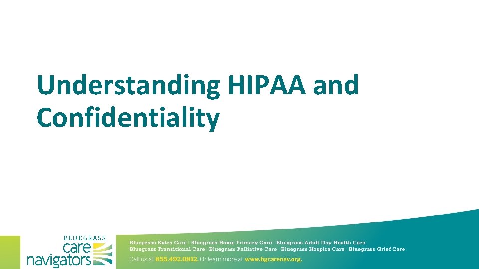 Understanding HIPAA and Confidentiality 