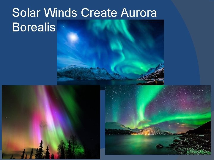 Solar Winds Create Aurora Borealis 