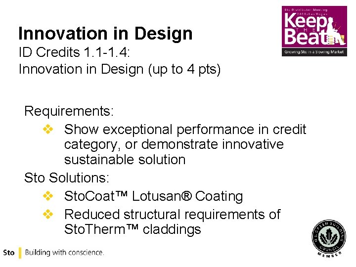 Innovation in Design ID Credits 1. 1 -1. 4: Innovation in Design (up to